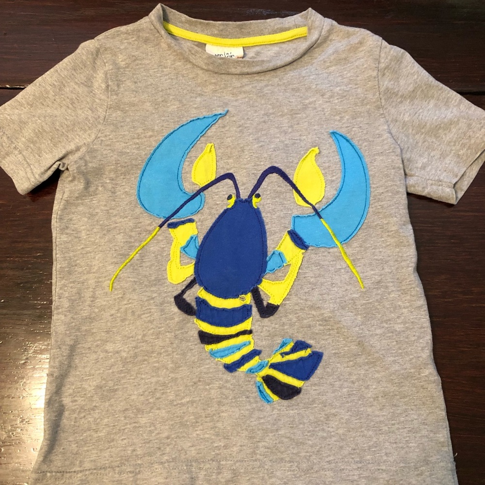 Mini Boden Lobster Tee 3/4 GUC